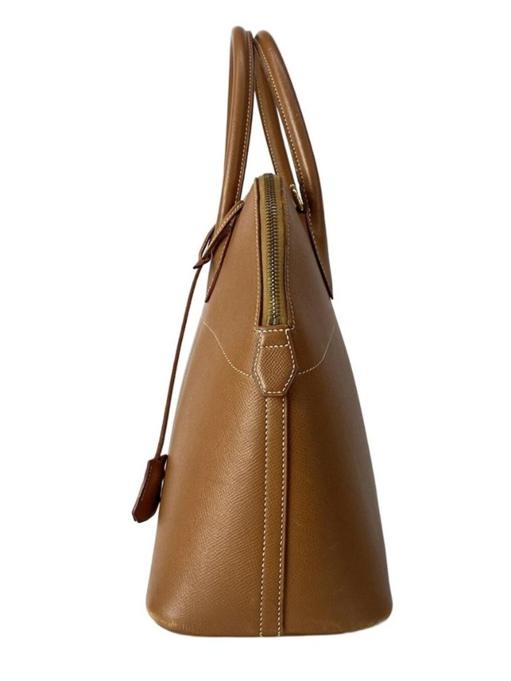 HERMES Bolide 37 - Gold Veau Graine Couchevel Circle Z Handbag - Picture 2 of 16